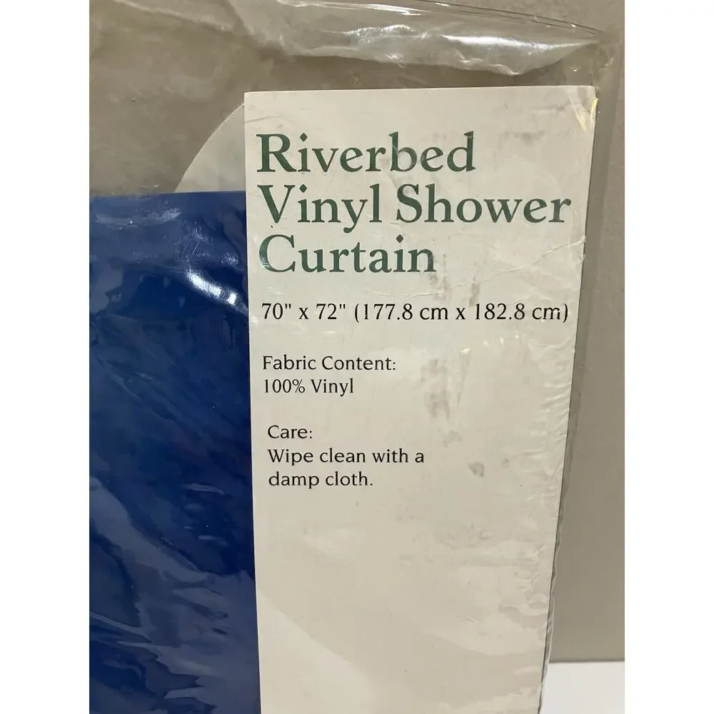 Riverbed Shower Curtain Vinyl Bathroom Eagles Rustic at Home with Meijer 70x72